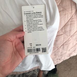 Lululemon Emerald long sleeve